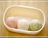 お月見うさぎちゃん団子おにぎり＊キャラ弁作り方1写真