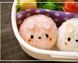 お月見うさぎちゃん団子おにぎり＊キャラ弁作り方2写真