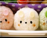 お月見うさぎちゃん団子おにぎり＊キャラ弁作り方3写真