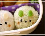お月見うさぎちゃん団子おにぎり＊キャラ弁作り方4写真