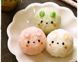 お月見うさぎちゃん団子おにぎり＊キャラ弁作り方5写真