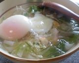コンビニサラダからあったかヌードルスープ作り方4写真