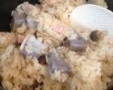 里芋(親芋)とベーコンの炊き込みごはん作り方5写真