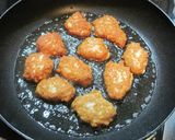 鶏挽肉と豆腐でふんわり和風ナゲット作り方4写真