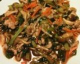 豚肉とチンゲン菜のきのこたっぷり炒め作り方5写真