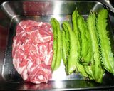 四角豆◇肉巻きウリズン　京都カフェ作り方1写真