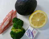 アボカドブロッコリー極うまカニカマサラダ作り方1写真