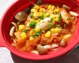 レンジdeバター風味キムチちゃんちゃん焼作り方4写真
