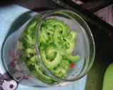 ゴーヤ梅酢漬　すっぱ苦い大人のおつまみ作り方1写真