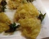 花オクラとシソの穂の天ぷら作り方4写真