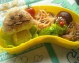 キャラ弁*なめこ栽培弁当作り方4写真