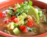 メキシカンチキンスープ作り方5写真