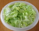 レタスのツナドレサラダ作り方1写真