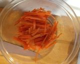 お弁当に！レンジでニンジンナムル作り方1写真