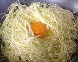 キャベツのスライスとタマゴ朝からゲンキ！作り方2写真