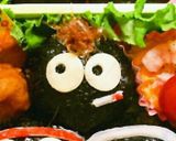 キャラ弁！ヤンキーくろすけおにぎり☆作り方3写真