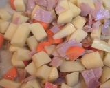 たっぷり野菜とチキンのトマト煮込み。作り方3写真