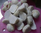 秋の一皿♪オモニの里芋胡麻ナムル作り方5写真
