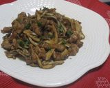 豚肉とセロリのバルサミコ炒め作り方7写真