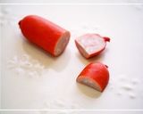 クリスマスキャラ弁♪雪だるまちゃんサンド作り方3写真