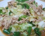 醤油麹でキャベツとピーマンの回鍋肉作り方5写真