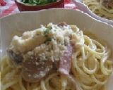チーズ♡きのこクリームパスタ作り方5写真