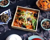 10分。干し海老入り【厚揚げさん甘酢餡】作り方9写真