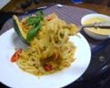 かぼちゃで冷製パスタ＆スープ・・・旬でもねえのに・・・・・作り方8写真