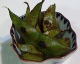 枝豆～紫ずきんを醤油味で作り方4写真