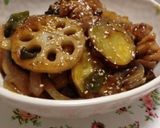 旬のさつまいも&れんこんの甘酢あんかけ作り方7写真