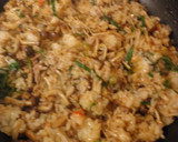 ピリ辛・豚挽肉ときのこの焼き飯作り方8写真