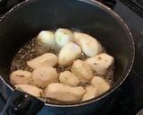 素揚げの里芋＋エリンギ＋コンニャクの煮物作り方3写真