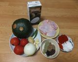 シナモン風味のカボチャ・カレー作り方1写真