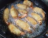 大葉とクリームチーズの肉巻き☆エビフライ作り方6写真
