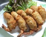大葉とクリームチーズの肉巻き☆エビフライ作り方7写真