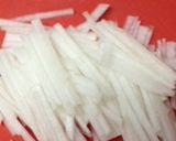 簡単♪大根とにんじんの炒め物作り方1写真