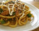 粉末焼きそばソース消費！賄い焼きうどん♬作り方6写真
