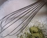 レンチンで♪もっちもち外郎　抹茶×栗作り方4写真