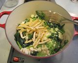 超簡単　小松菜とつぶし豆腐の味噌汁作り方5写真