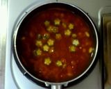 ヘルシー＊大豆とオクラのトマトスープ作り方5写真