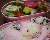 こびとづかん♪キャラ弁（カクレモモジリ）作り方4写真