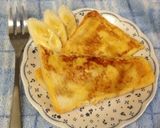 時短甘さ控えめバナナ添えフレンチトースト作り方5写真