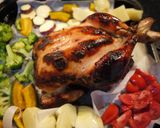 わさびソースで！　丸鶏の塩麹和風ロースト作り方3写真