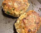 豆腐ハンバーグきのこあんかけ作り方3写真