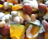 ほっこり☆かぼちゃのお豆のサラダ作り方4写真