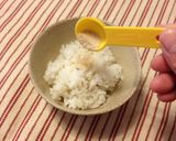 【1分で朝食】焼きあごだしの湯漬け作り方1写真