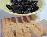 切干大根・厚揚げ・エビの白だしで煮物作り方1写真