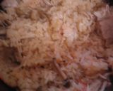 豚肉入り・きのこの炊き込みご飯、満月風作り方8写真