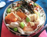 鶏ささみとキムチとキャベツの卵かけご飯作り方5写真