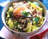包丁要らず&2分で完成♥ 黄の納豆卵丼作り方5写真